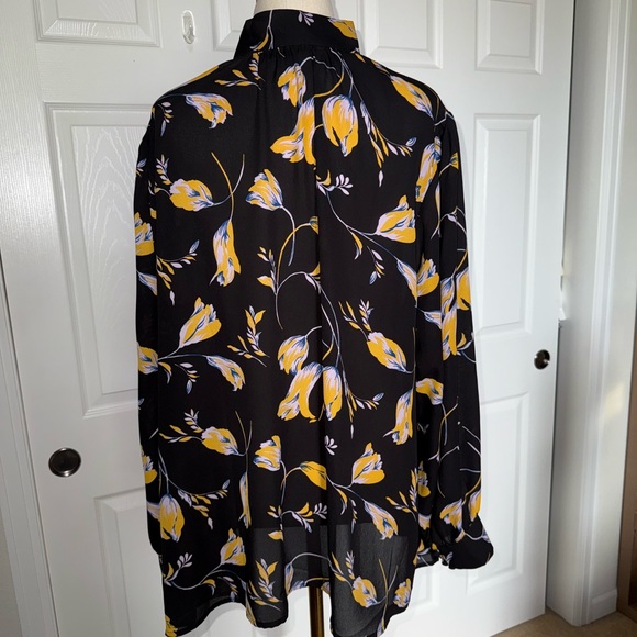 Modcloth Marvel the Masses Tie-Neck Blouse - 3X - Picture 2 of 11